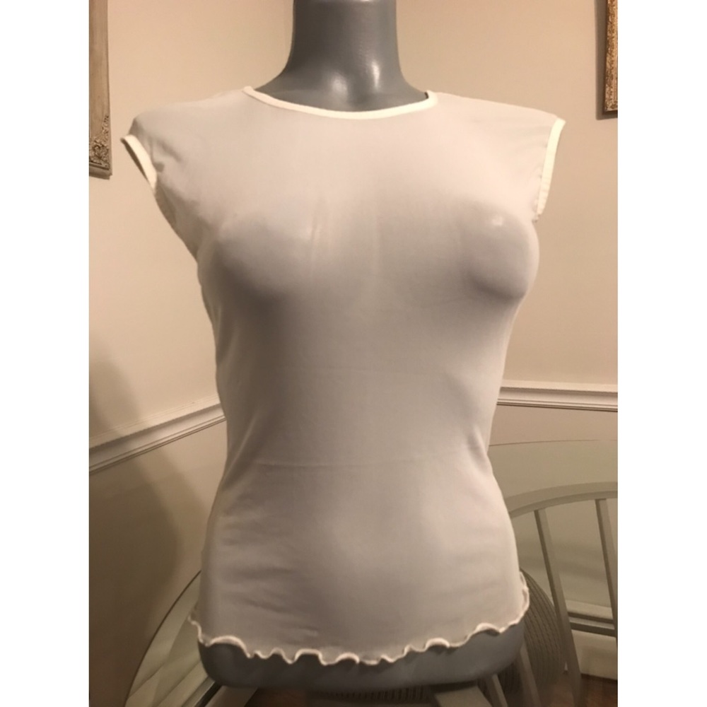 out from under sexy mesh top white small